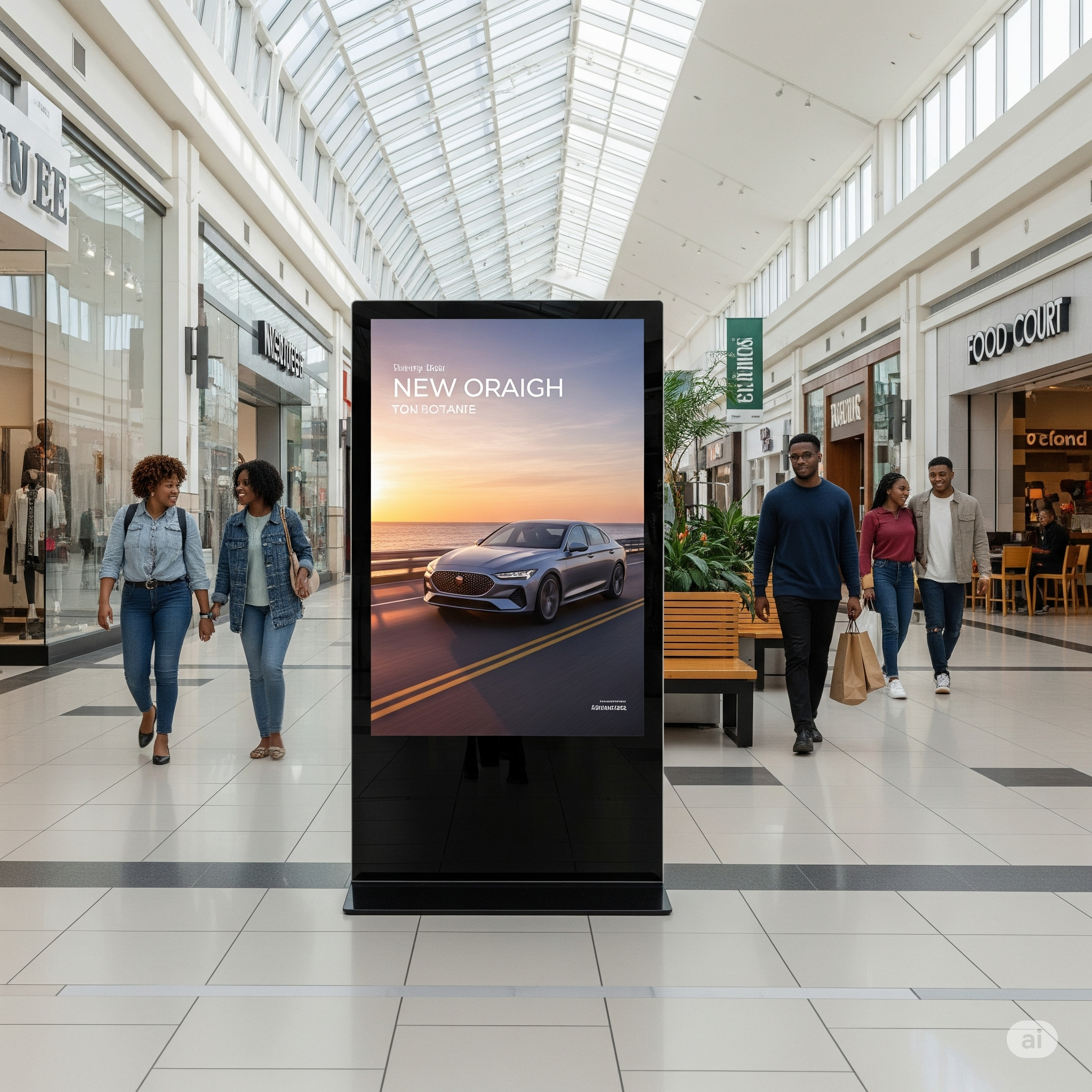 Digital signage at retail