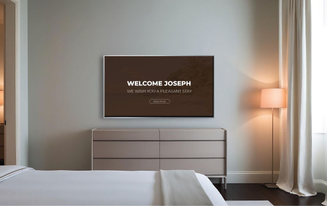 Digital signage in the hospitality sector